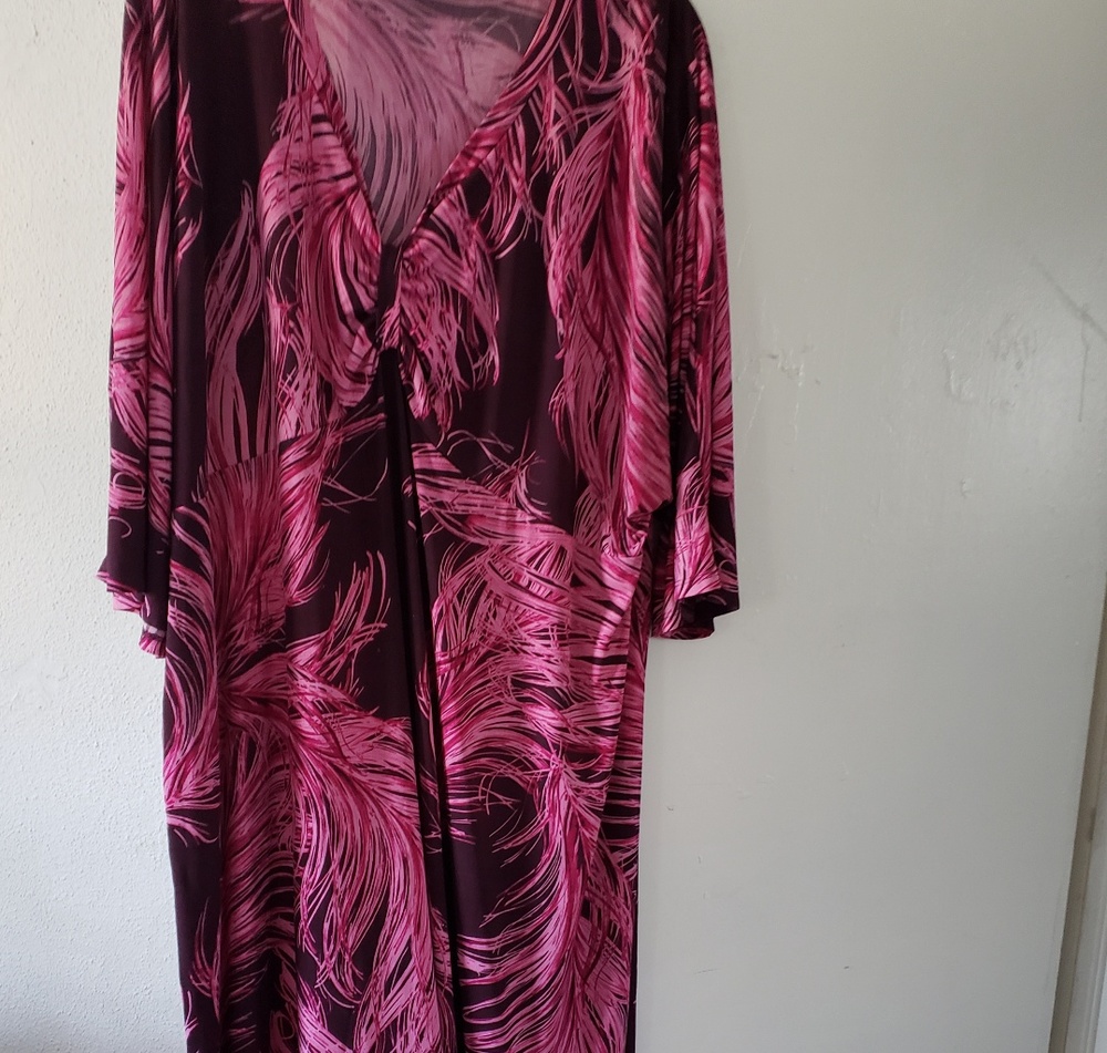 Pink and brown dress